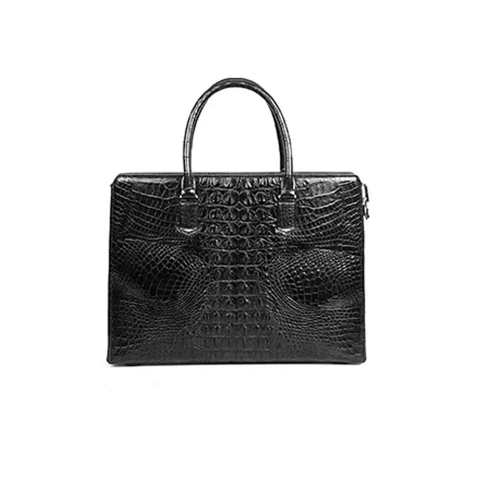 

moben crocodile Men's bags business briefcase male large capacity Combination lock handbag male