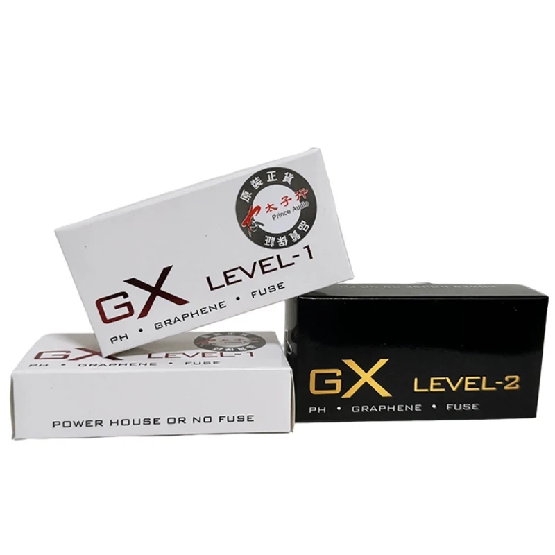 GX LEVEL-1 2 Graphene Audio Fuse Tube Replacement Fuse for HiFi Amplifier Audio System Sound Equipment Accessories