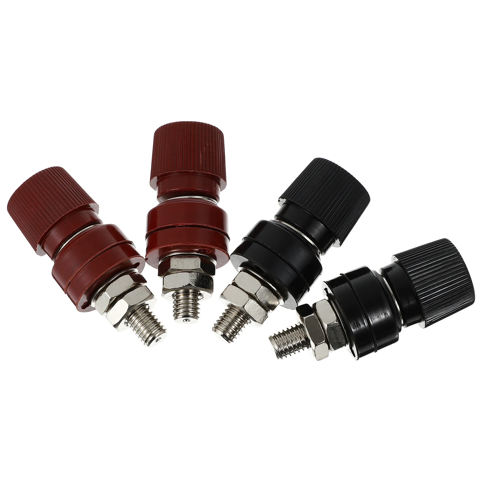 

4pcs Nickel-plated Copper Core Connector Terminals Electric Wire Electrical Generator Power Remote Junction Truck