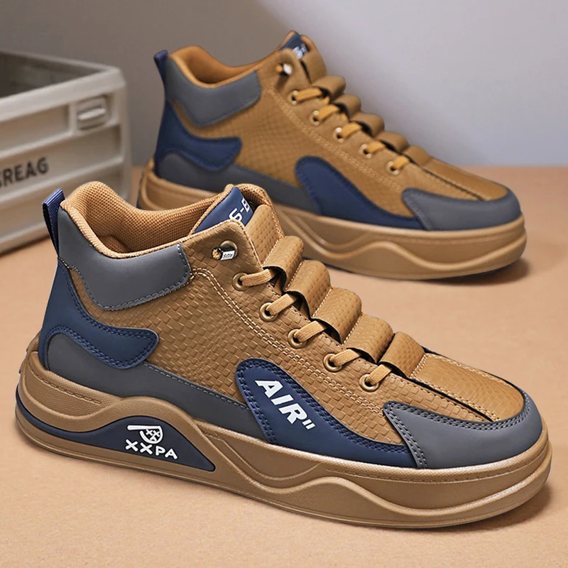 

New autumn winter men thicksoled shoe Shock wearresistant men shoes Outdoor walking sports shoes Casual fashion comfort sneakers