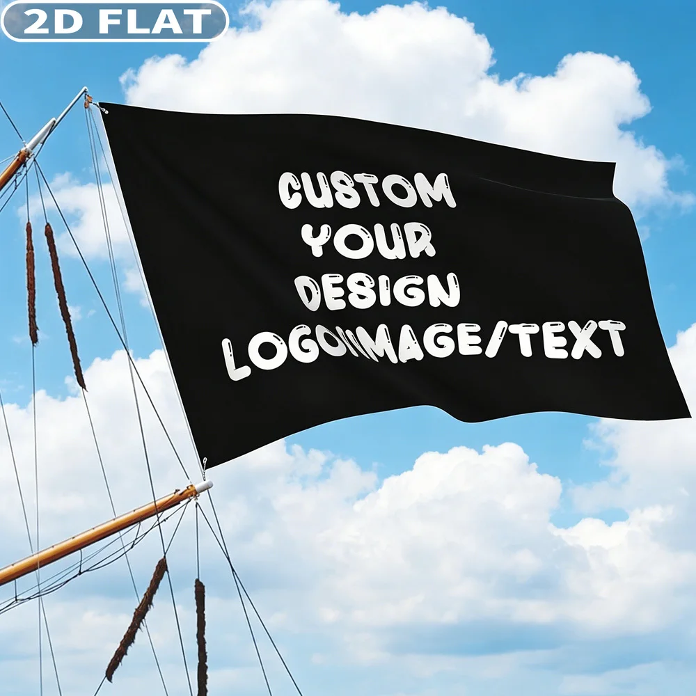 Customized Party Banner, Custom Flags Single-sided, Suitable for Outdoor Yards, Festivals, Party Decorations, Without Flagpole image 3