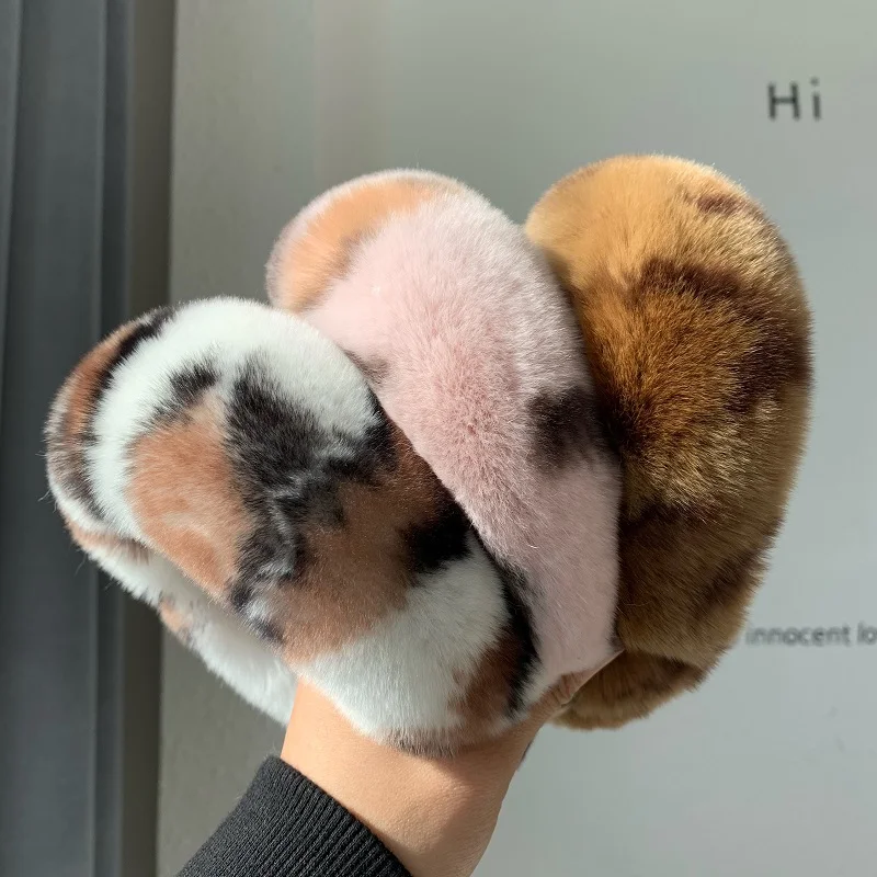 

MPPM Women Luxury Winter 100% Real Rex Rabbit Fur Headbands High Quality Real Fur Hair Band Lady Fashion Hair Hoop Furry Gift