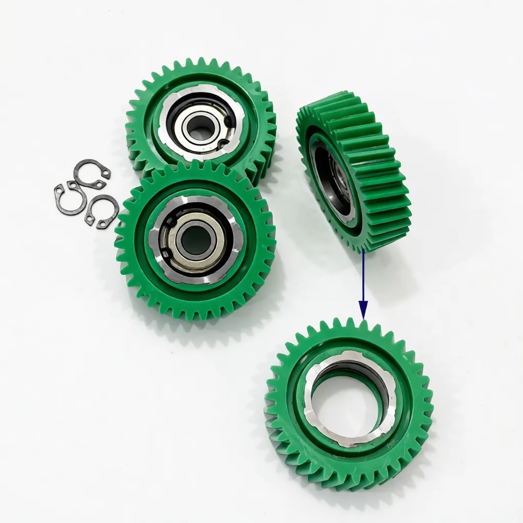 Replacement Helical Gear For 500W Electric Motor Ebike Transmission Maintenance Accessory Vehicle Spare Drive Component