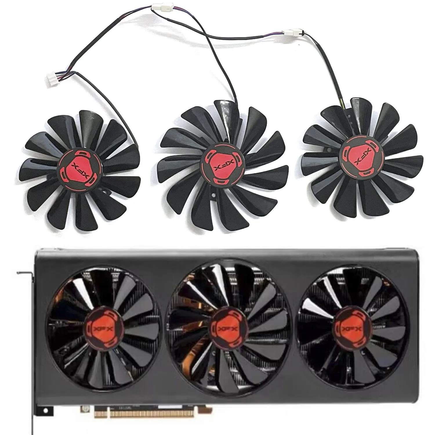 85MM 95MM 4-pin CF1010U12S RX5700 XT 5600XT GPU Fan for XFX RX 5700 Radeon RX 5700 XT 5600XT THICC III cooling fan