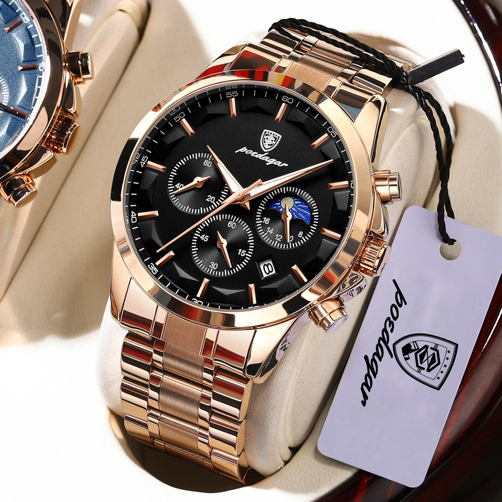 Men's Waterproof Luminous Chronograph Watch