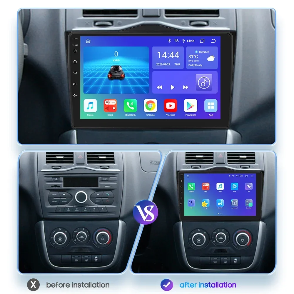 7862 OSSURET Android Car Radio for LADA BA3 Granta 2018 2019 Multimedia Video Player 2din GPS Screen Carplay Intelligent System