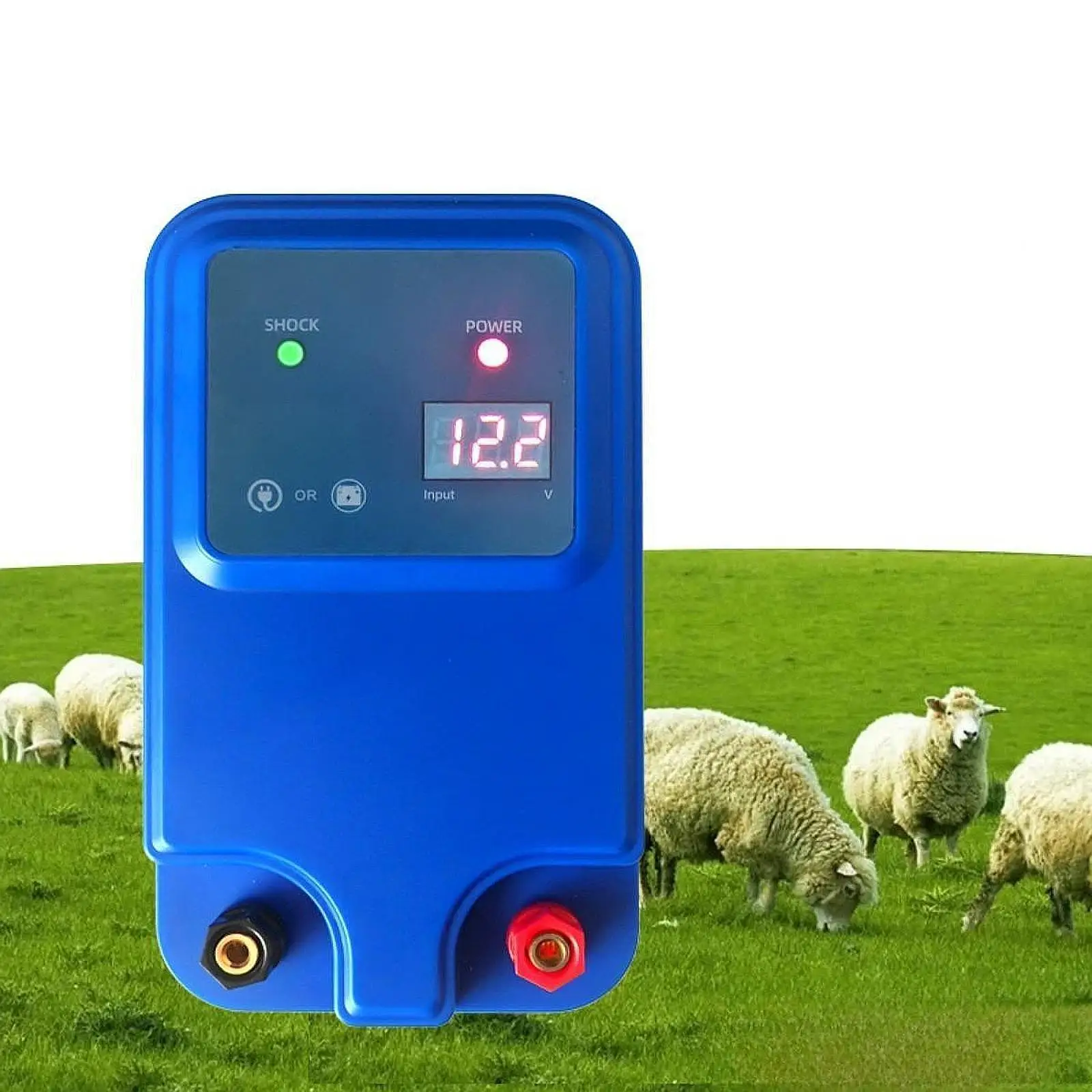 

Electric Fence Livestock Supplies Compact 5km Range Lightweight for Livestock High Voltage Accessories for Farm Garden