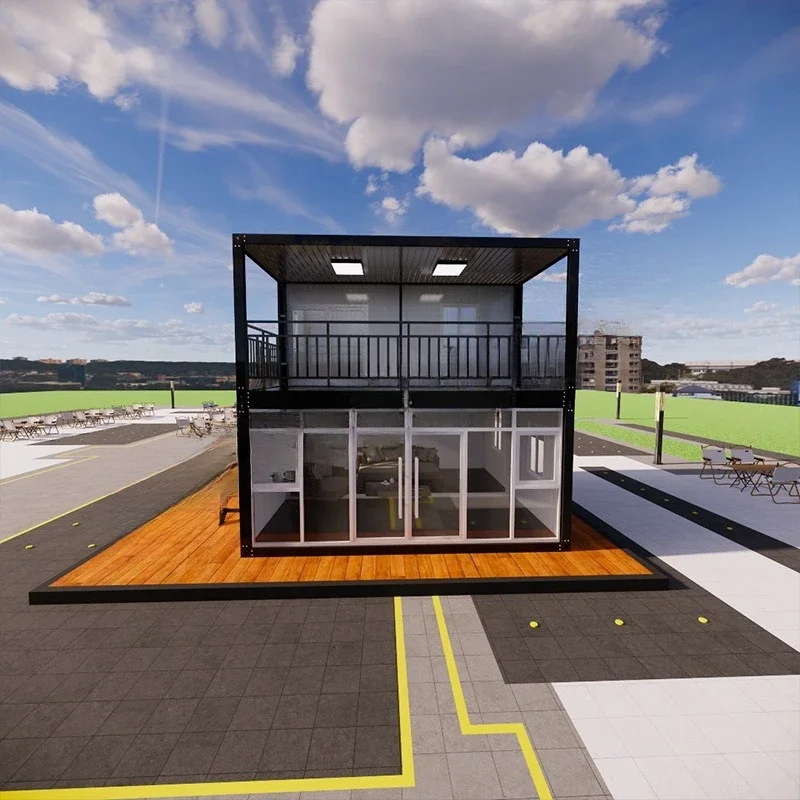 Combined residential box room Container house Double-layer Internet celebrity sun room Mobile shop Modular activity board room