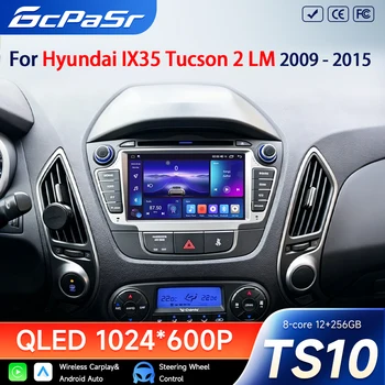 Radio de Coche Android 16 para Hyundai IX35 Tucson 2 LM 2009-2015, Reproductor Multimedia, Pantalla, Navegación GPS, Unidad Principal, Sin DVD 2Din 1