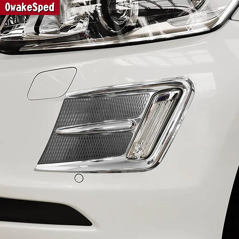 

For Volvo XC60 2014-2017 Car Front Fog Lamp Panel Cover Decoration Trim ABS Stickers Foglight Decals Exterior Accessories
