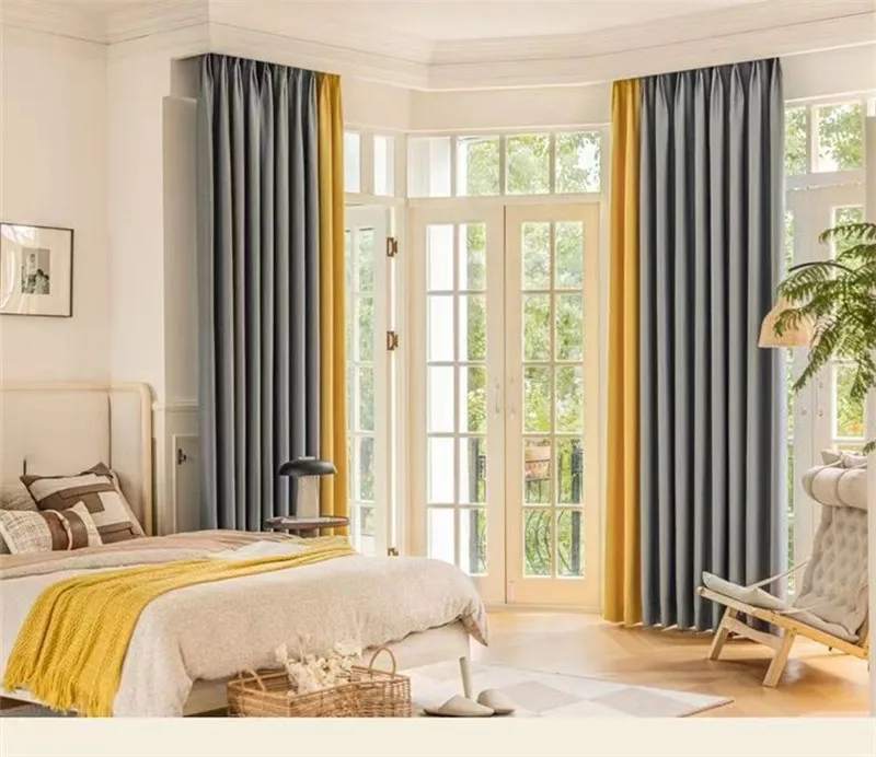 310 cm Höhe 75–90 % Verdunkelungsvorhänge für Wohnzimmer, einfarbig, passender Klang, reduziert Beige, Schlafzimmervorhänge nach Maß – Detail 34