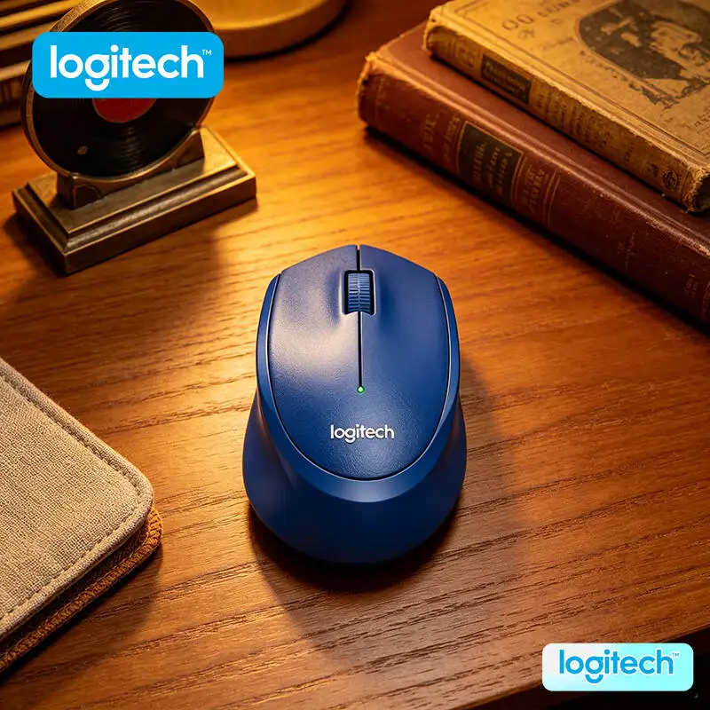 

Logitech M280/M330 Silent Plus Wireless Mouse 2.4G USB Receiver Ergonomic Shape Gentle Soft for Desktop Office Laptop Desk