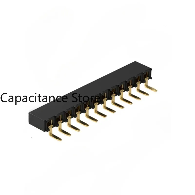 10PCS 2.54mm female single row/double row H5.0 180-degree unilateral/bilateral centipede foot connector