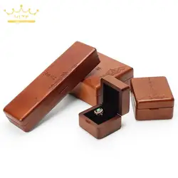 Vintage Wood Jewelry Packaging Gift Box Ring Bracelet Storage Case Jade Pendant Necklace Holder Jewelry Organizer Boxes