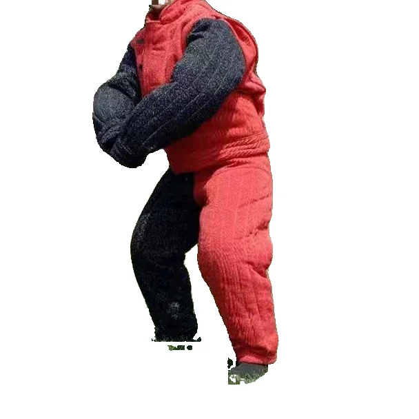 Training Bite Suit Tear-Resistant Jute Anti-Bite Apparel  Customizable Sizes & Colors (Kennel & Bite Work Use)