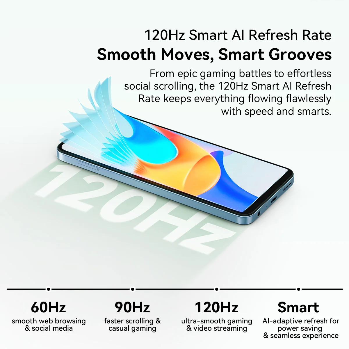 Blackview OSCAL TIGER 8 5G AI Smartphone Android 15 6.88 Inch 120Hz 8GB+128GB Mobile Phone 5000mAh Ultra-thin Cellphone NFC