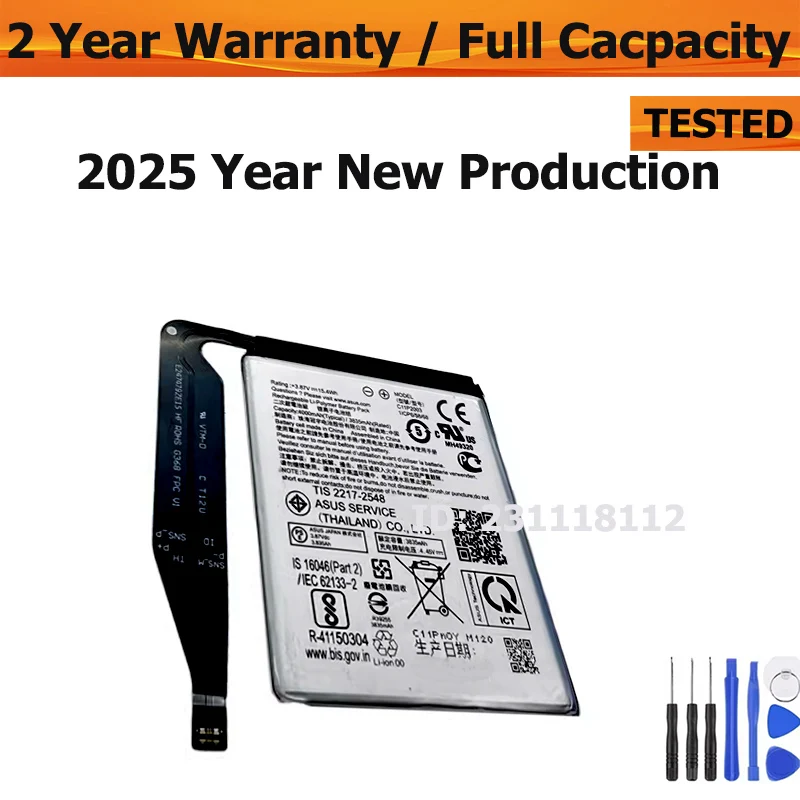 

100% новый аккумулятор для ASUS Zenfone 8 Zenfone 8 mini C11P2003 для Zenfone 8 5G 4000 мАч/3,87 В Высокое качество