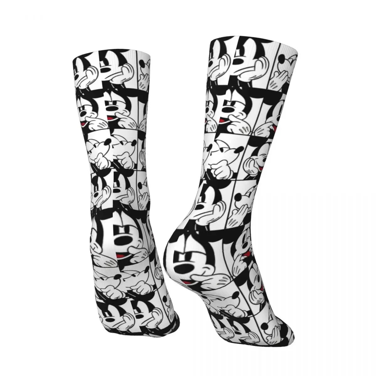 Mickey Mouse Socks Funny Stockings Autumn Non Slip Adults Men Socks Breathable Design Climbing Socks