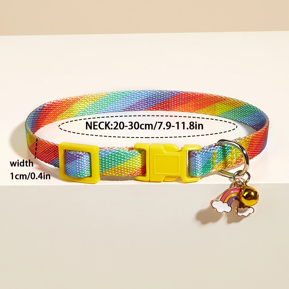 Nur süßes Katzenhalsband für Kätzchen und Welpen, Haustierhalsband mit Anhänger, Glocken, bedrucktem Muster, trendigem, verstellbarem, dekorativem Halsring – Detail 23