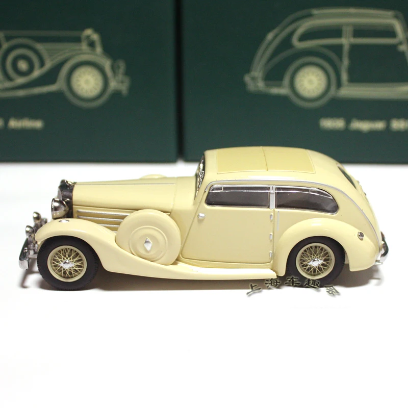 Diecast Alloy 1:43 Scale 1935 SS1 Airline Hardback Edition Model Adult Classic Collection Display Ornament Gift Souvenir