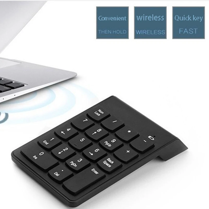 Wireless 2.4 Numeric Keypad 18-Key Bluetooth Keyboard Office Mini Keyboard Suitable For Business Office Workers