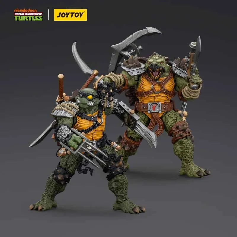 

[IN-STOCK] JOYTOY TMNT Action Figure SLASH TOKKA Action Figure Toys For Boys /Girls /Kids /Christmas Gift