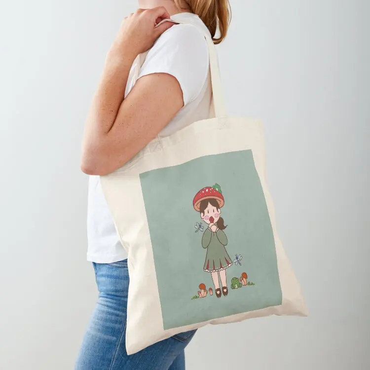 

girl of the woods Tote Bag custom canvas bag Shopper bag university shopper sacs de shopping