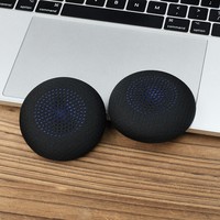 1 pair Replacement Headphone Ear Pads Protein Leather Sponge Foam Earphone Cushions Football Mesh for Anker Powerconf H700 H500