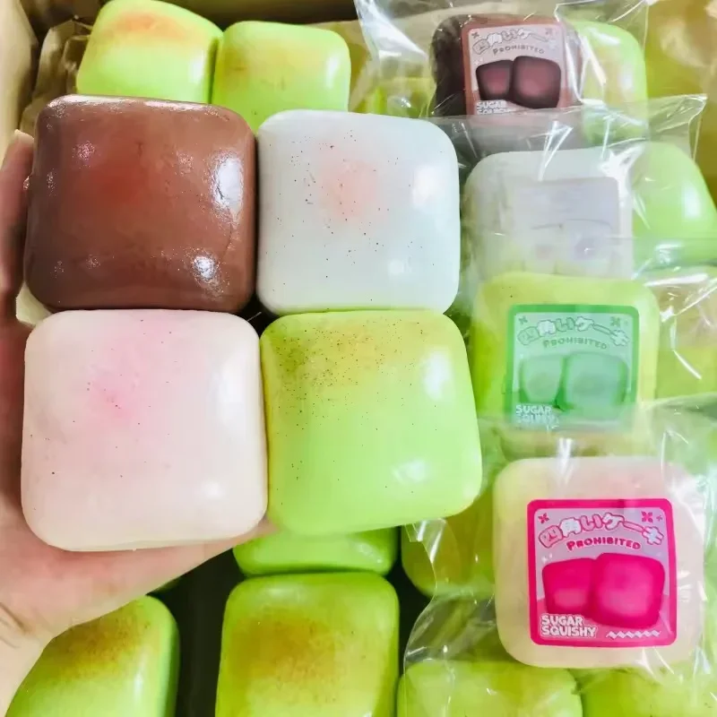 Simulation bread Squeeze Taba Squishy Toy Safety and health Food-grade silicone material Squeeze Toy Soft Relief Slow Toys