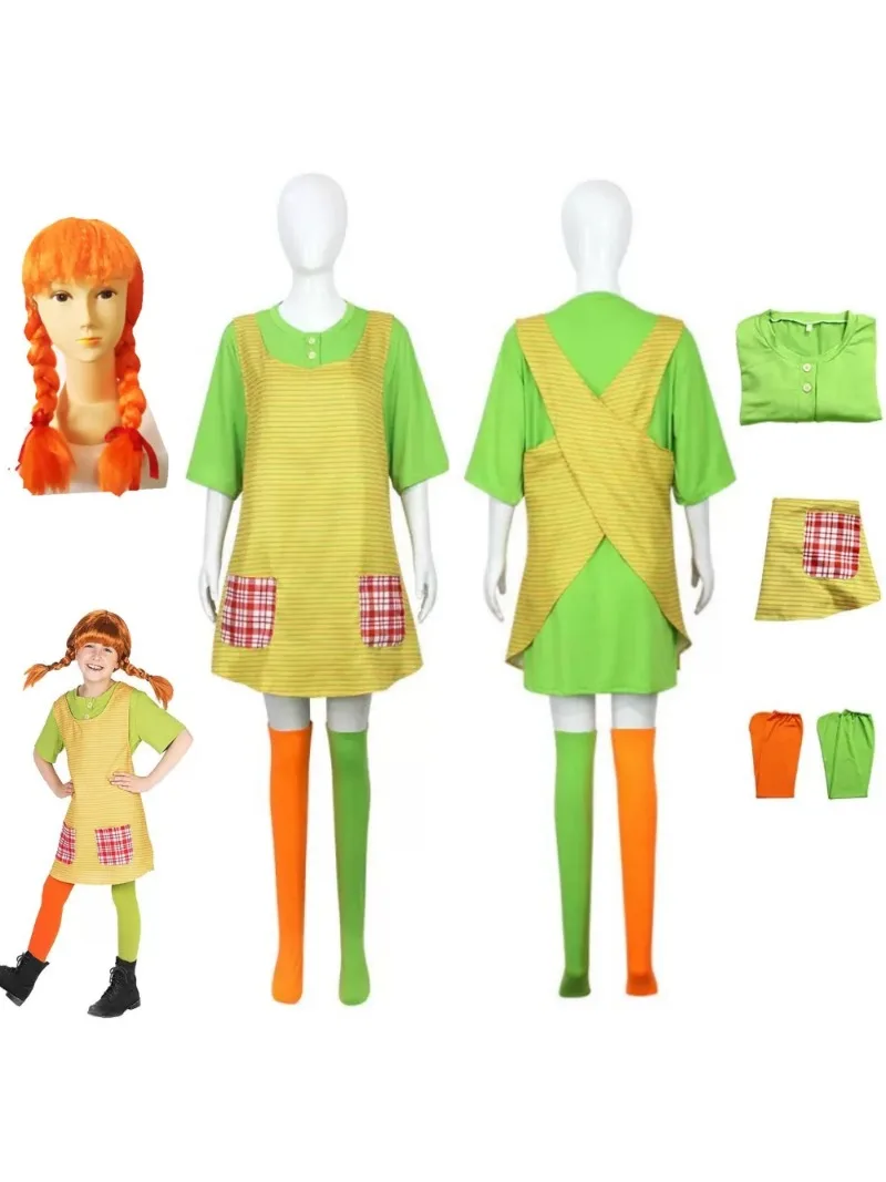 Anime Cosplay Volledige Set Inclusief Lederen Kousen Jas Schort Panty Camouflage Halloween Party Uniform Carnaval Kostuum Pruik - afbeelding 2