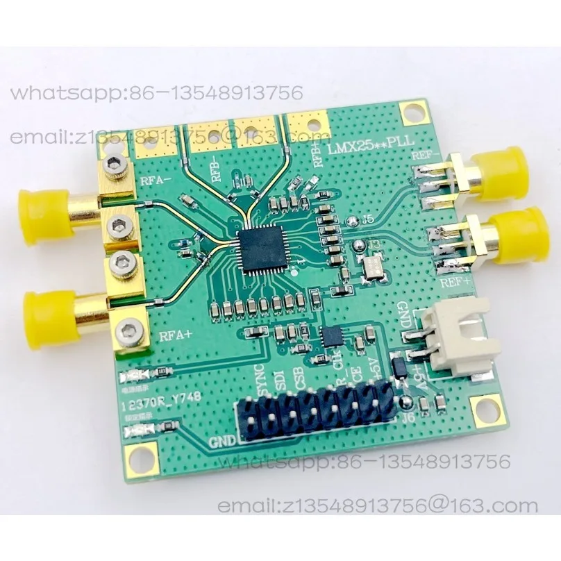 

LMX2594 Плата разработки синтезатора частоты PLL Phase Locked Loop 10M-15 ГГц Высокочастотный микроволновый сигнал
