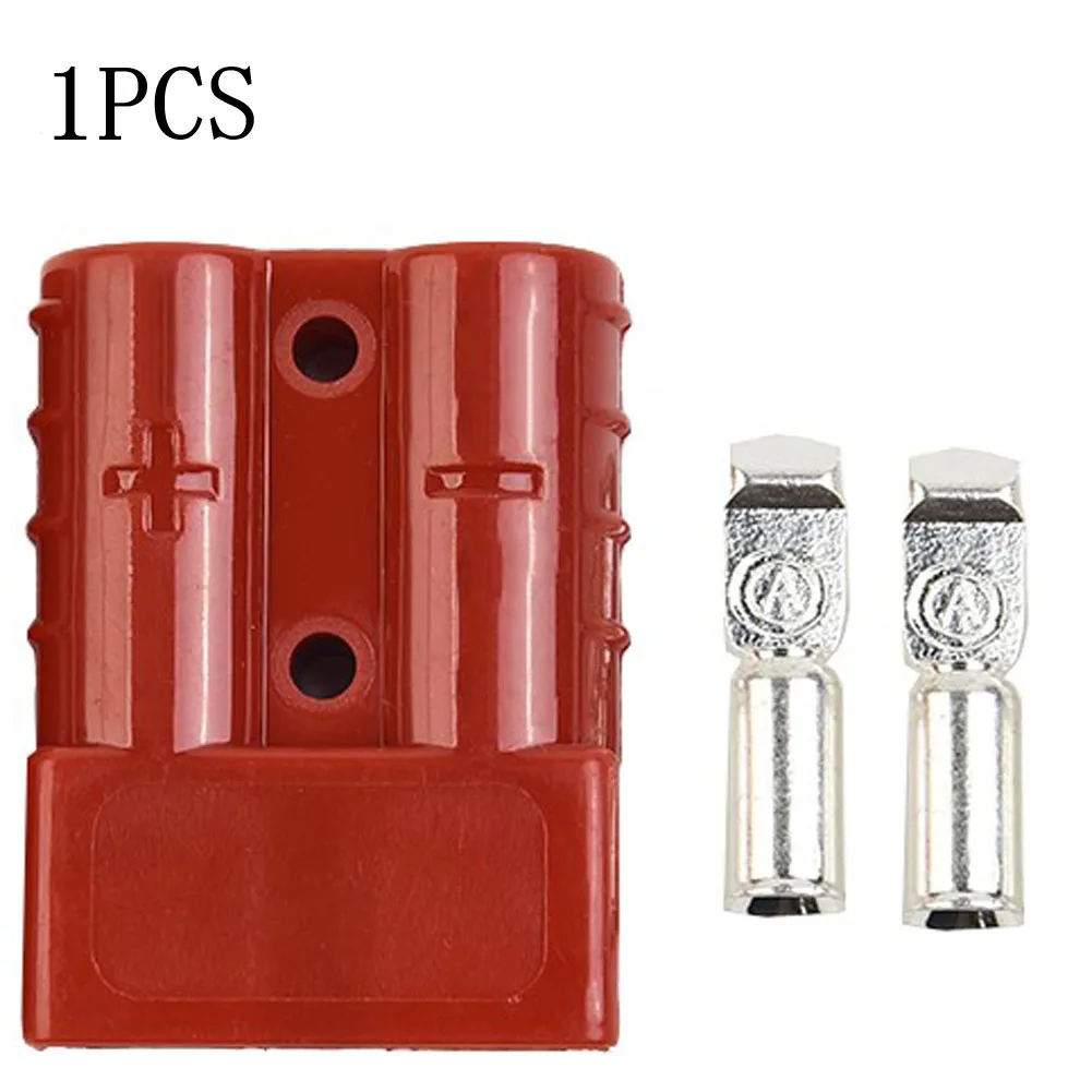 Terminal Power Connector For 50/120A Forklift High Quality Straight Plug 1PCS 600V Cable Battery Copper Silver