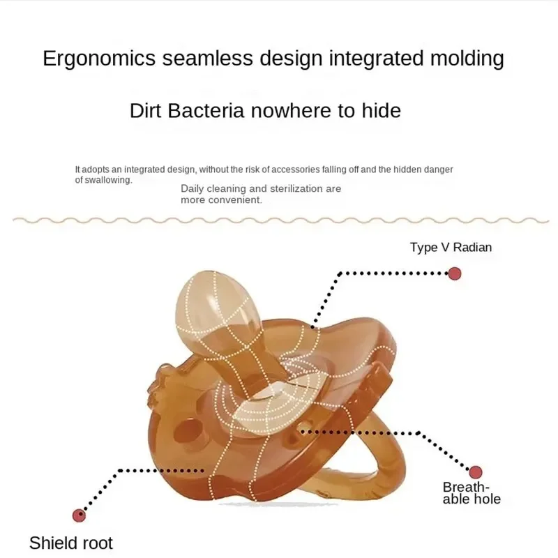 赤ちゃん用の毎日と夜のシリコンおしゃぶり,新生児用おしゃぶり,食品グレード,無地,乳首,2個