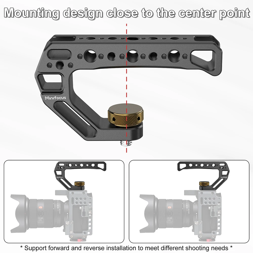 Camera Cage Top Handle with 3/8\