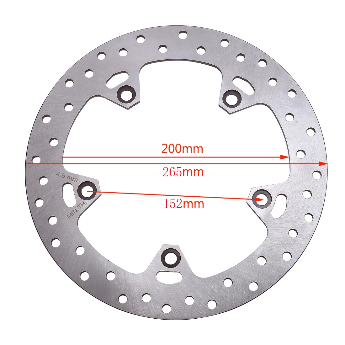 265mm Front Brake Disc Rotor For BMW C400X 2018-2021 C400GT 2018-2025 CE04 2021-2025 Front Wheel Brake Rotor