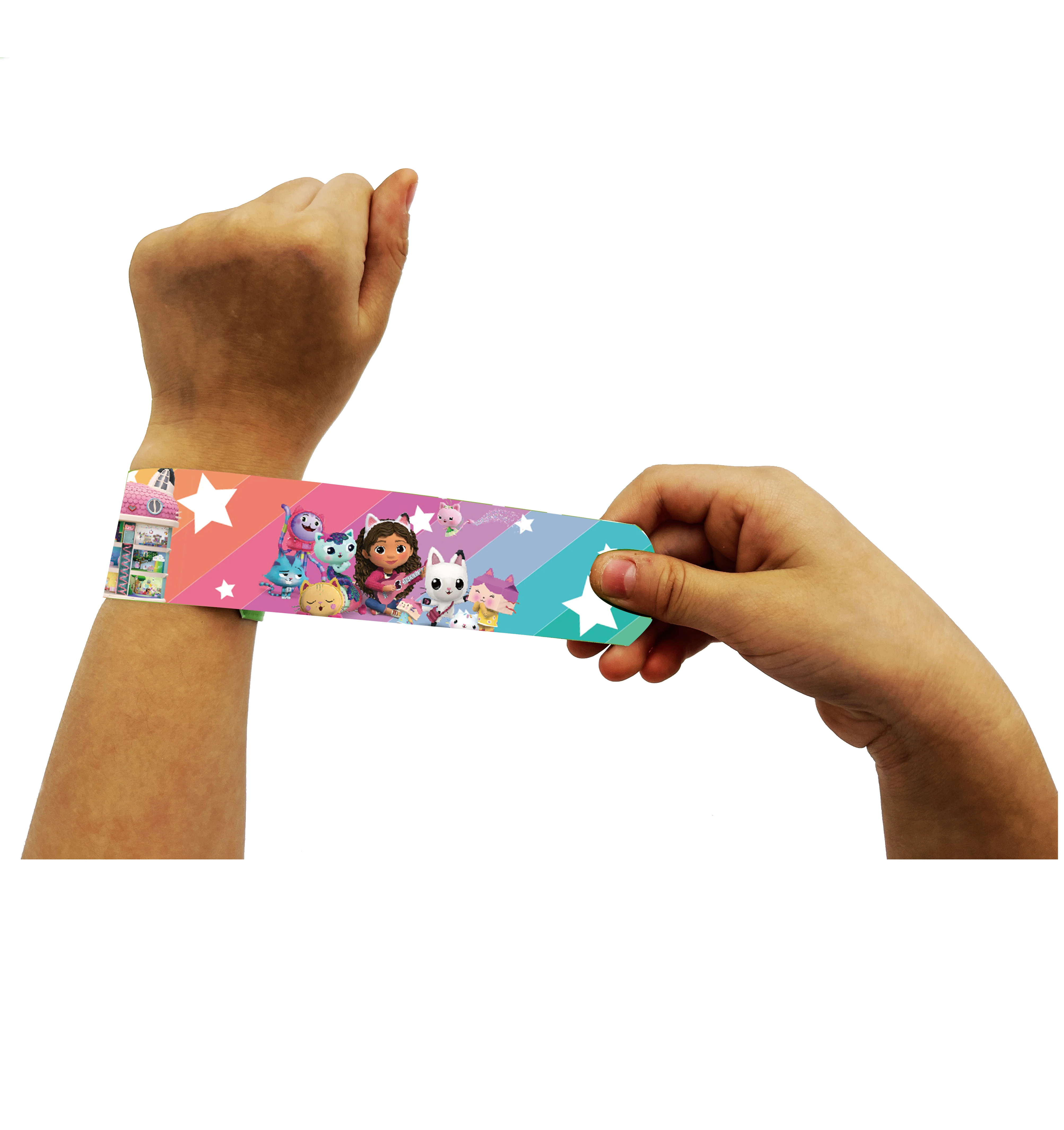 Gabby Dollhouse Slap Bracelets Cats Party Favors Birthday Party Gifts Baby Shower Decorations Snap Band for Kids Girls