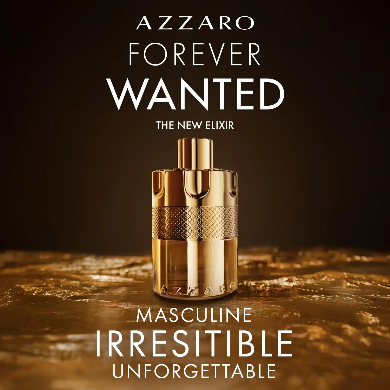 Azzaro - Forever Wanted Elixir - كولونيا رجالي - مع ملاحظات التوت والهيل والجلود الأكورد 100 مل / 3.4 أوقية سائلة