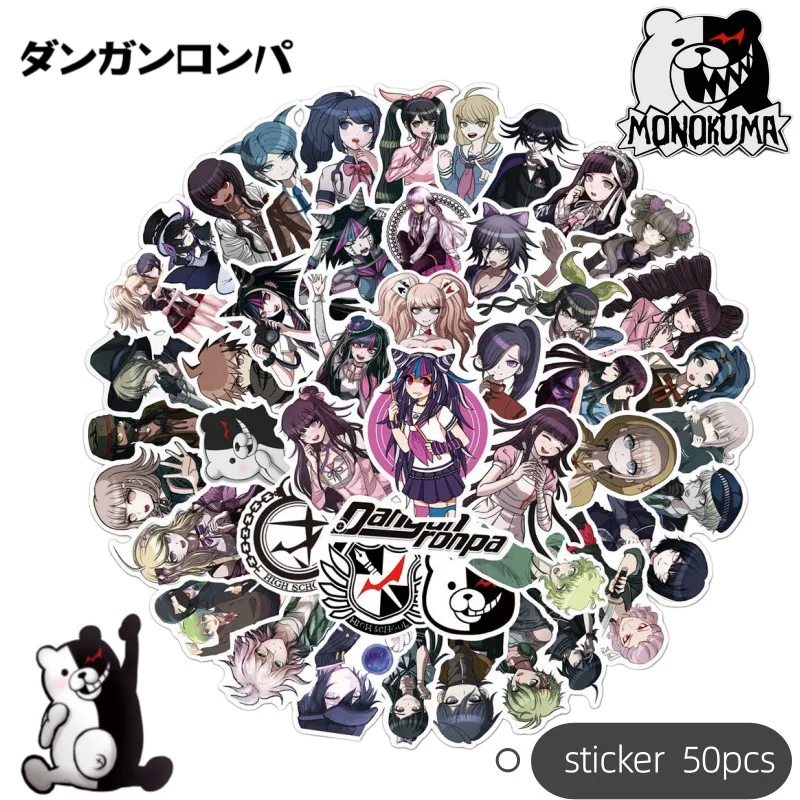 

Danganronpa Monokuma Nanami Chiaki themed cartoon cute graffiti stickers, personalized waterproof decorative stickers and toys.