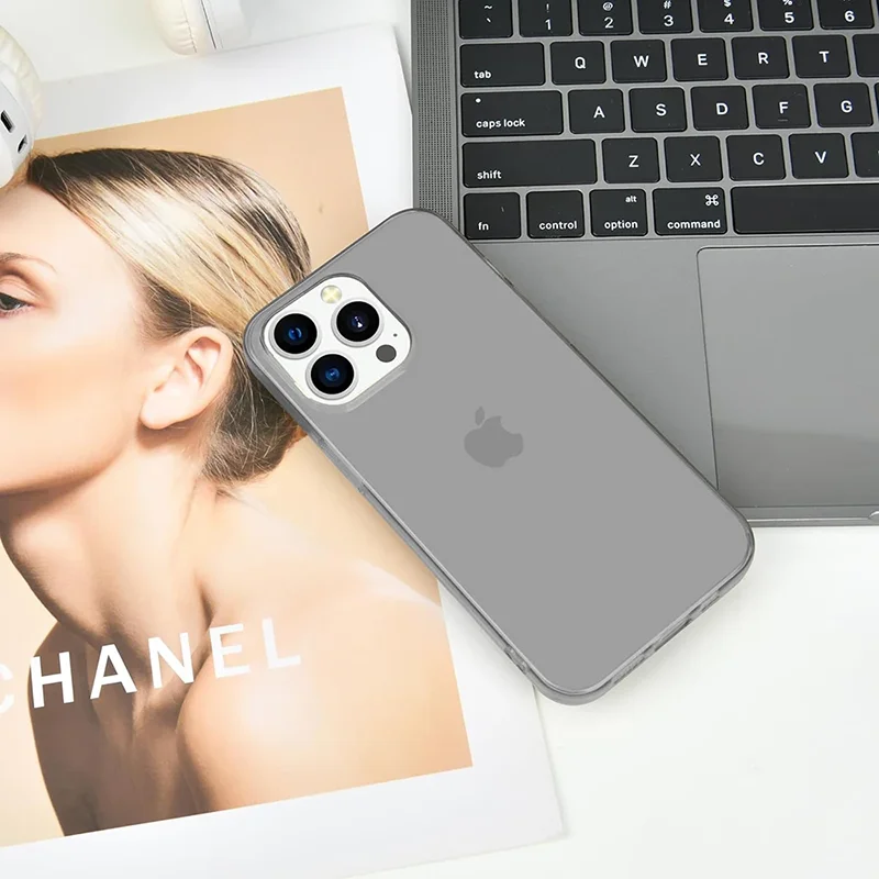 Ultra Thin Luxury Colorful Clear Soft Case For iPhone 15 14 13 12 Mini 11 Pro Max SE 2 3Transparent Silicone Slim Back Cover