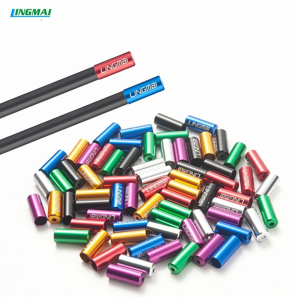 5mm Alloy Bicycle Brake Cable End Cap Housing Ferrules 4mm MTB Road Bike Derailleur Shifter Line End Crimps