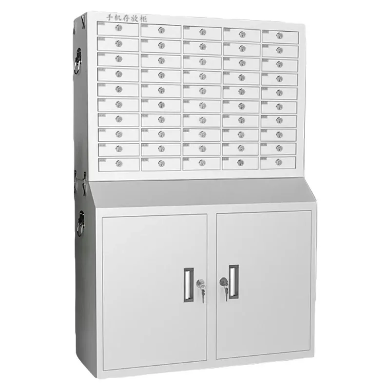 Anti-theft smart face fingerprint drawer mobile phone storage cabinet 50 wall hanging with lock meeting room staff storage