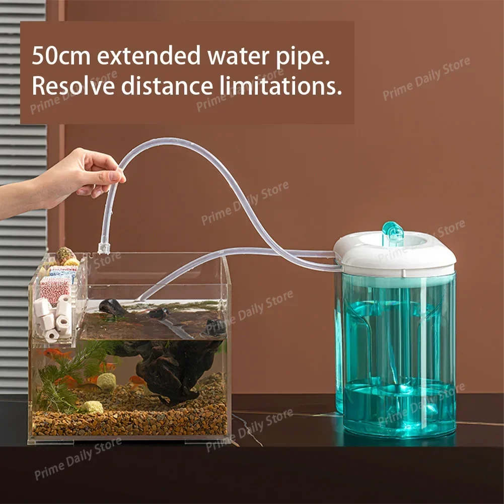 Electric Aquarium Water Changer Pump Synchronous water Changing Tool Fish Tank Cleaning Siphon pump aquarium Maintenance