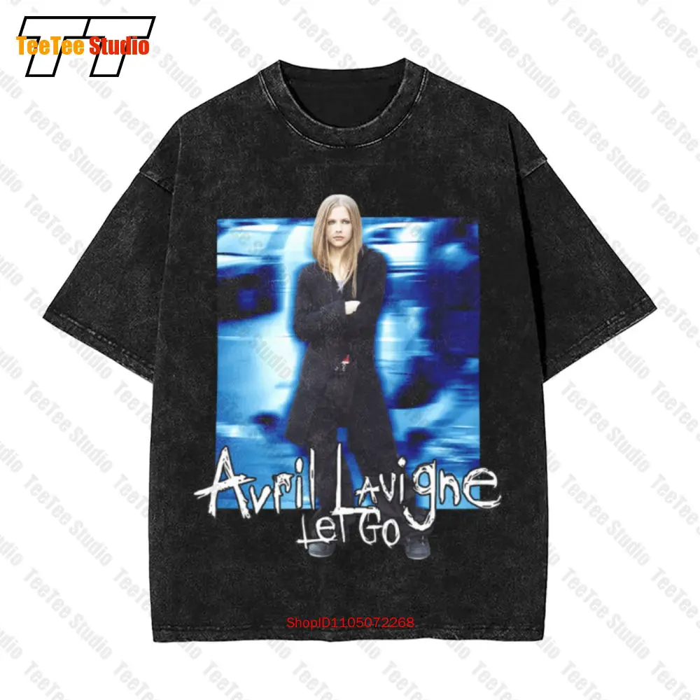 Avril Lavigne Let Go Album Cover Vintage Oversized T-Shirt All Size S To 5Xl Ll531 CX0W