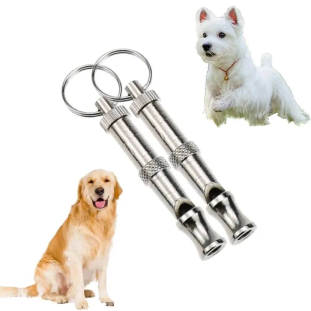 Hunde training Pfeife Hunde pfeife Outdoor-Überlebens training Silber Silent Sound Training Sport pfeife für Hunde zubehör