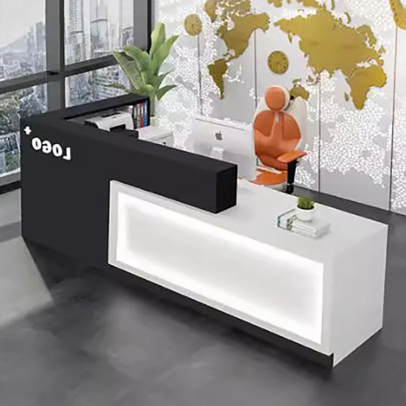 

Decorations Trendy Reception Desk Counter Modern Hair Salon Luxury Reception Desk Counter Aesthetic Nordic Salon Furniture