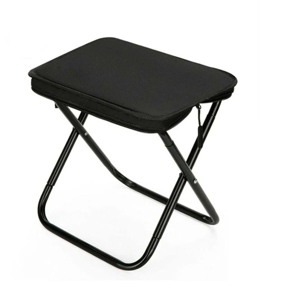 

Ultra-light Folding Stool Oxford Cloth Anti-splash Water Camp Chair Wear-resistant Solid Color Portable Zipper Campstool Fishing