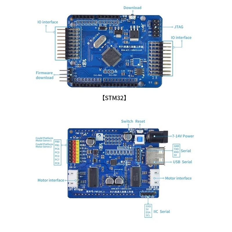 Rolyrobot Balans Auto Robot Stm32 Draadloze Video Robot Elektronische Leerkit Ons Plug