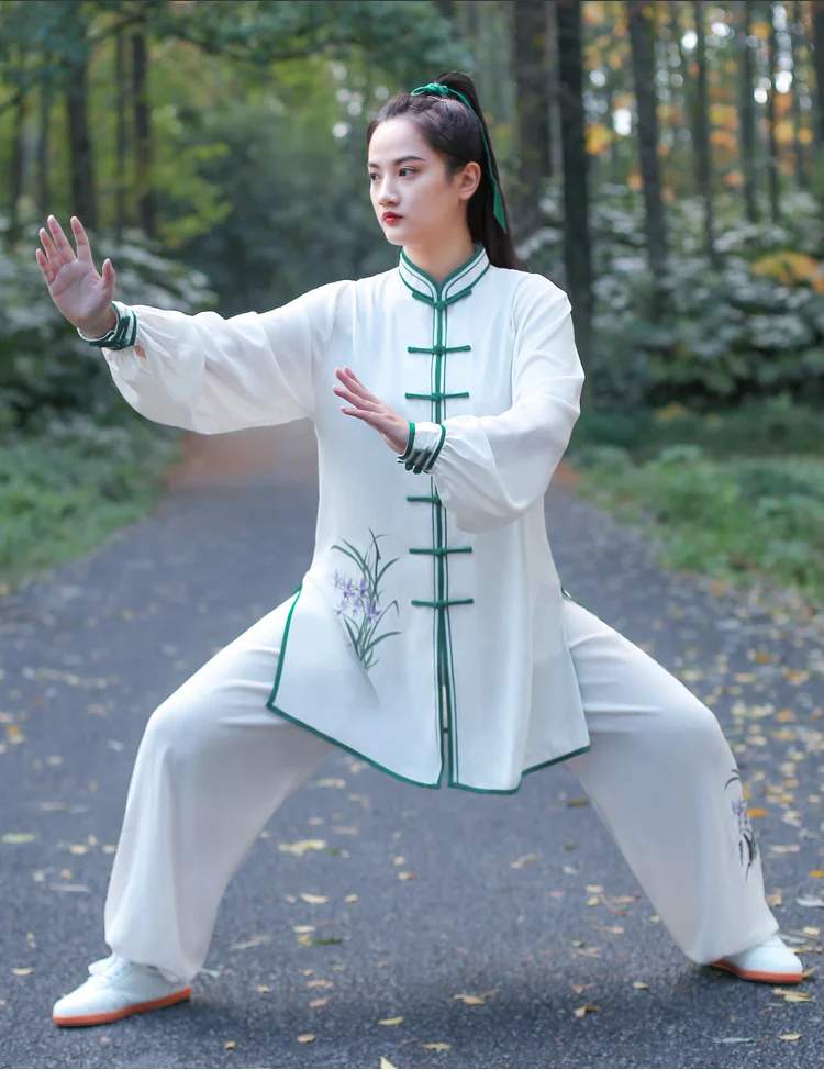 Kung-Fu-Kleid, Kampfkunst, Uniform, Wushu-Kleidung, Tai-Chi-Kleidung, Damen, Mädchen, atmungsaktiv, Kun Master 2025, neuer Stil – Detail 16