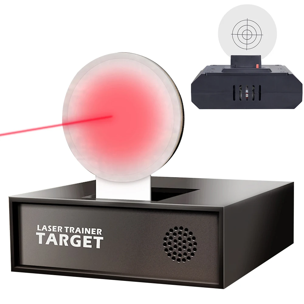 

Dry Fire Laser Target Electronic Laser Training Target Reactive Laser Trainer Shooting Target with Sound and Light for Practice