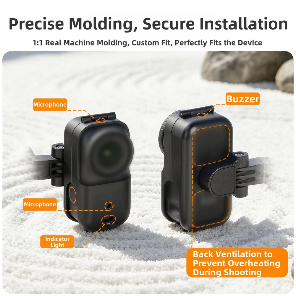 For DJI For Nano Car Sun Visor Clip Holder Sports Camera Car Sunshade Clip Secure Camera Mounting Fixing Clip Camera Accessories